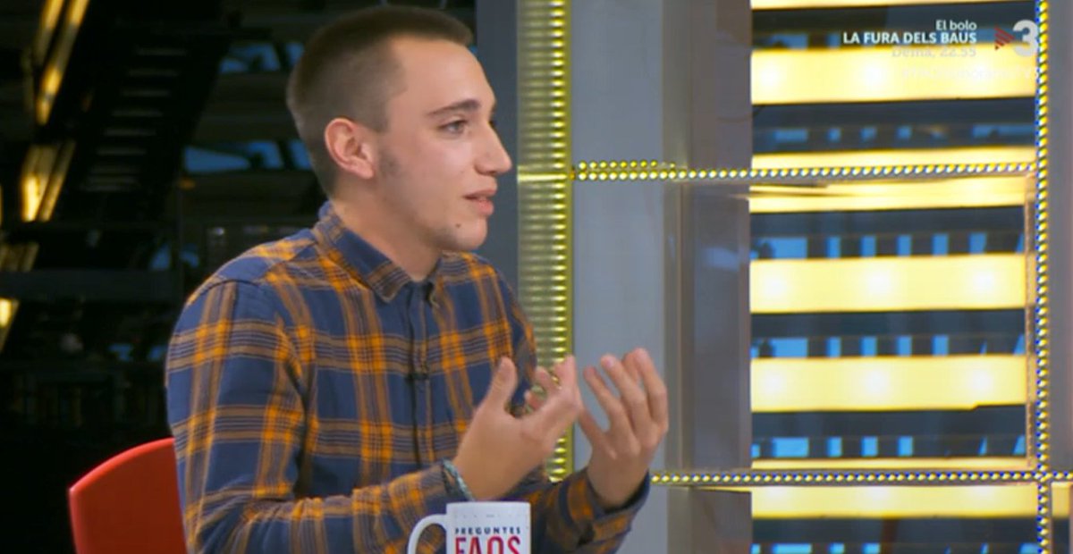 marcelabsolucio's tweet image. &quot;Jo necessito sentir que al meu país, Catalunya, tinc el dret a poder manifestar-me. Necessito que els partits polítics i el Govern ho garanteixi. Vistes les actituds violentes dels mossos, està clar que no ens ho estan garantint.&quot; - @MarcelVR1 a #FAQSignorantsTV3