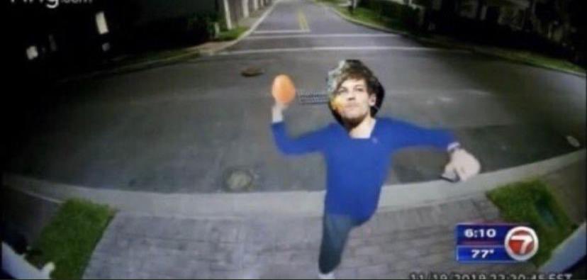 ln4tomlinson's tweet image. Guess who’s house is getting egged today #LPshowAct3