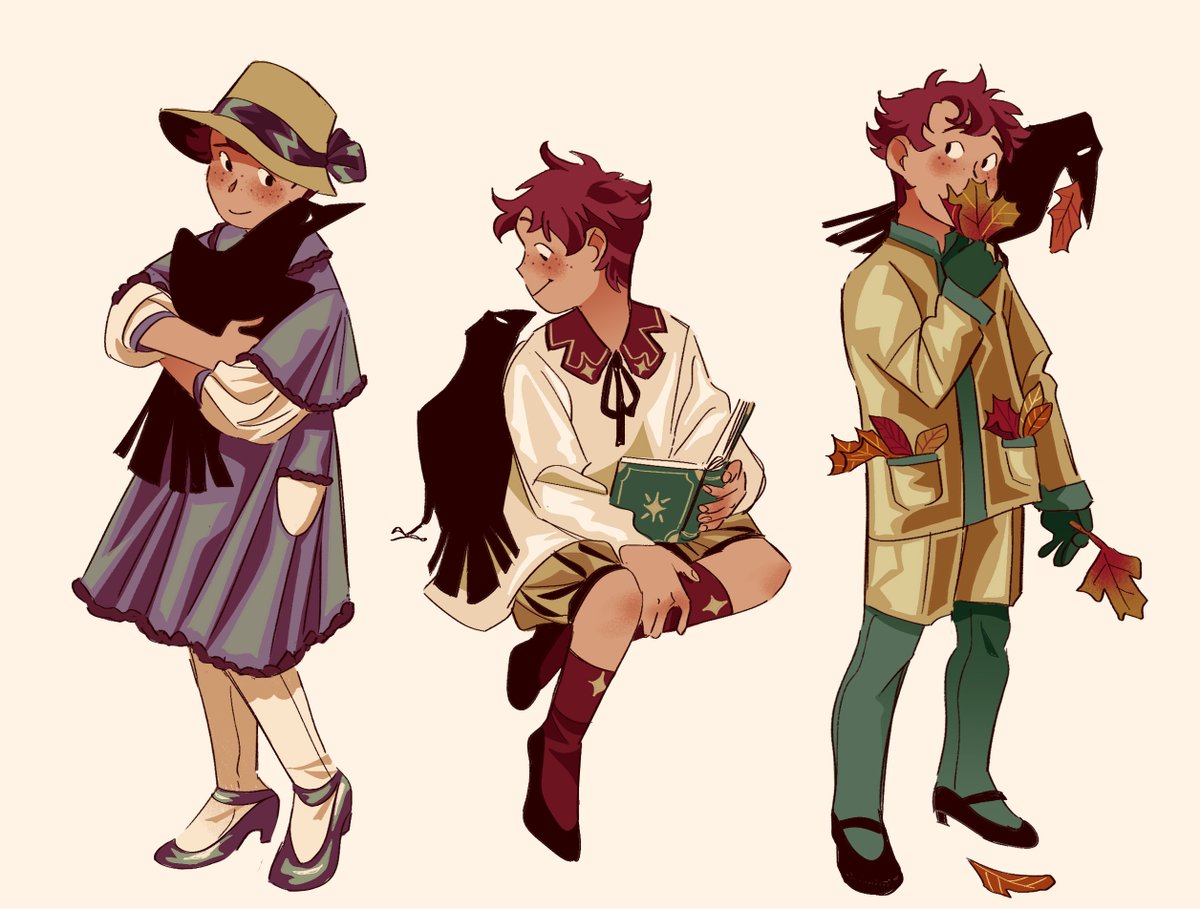 GaelleAvril's tweet photo. Nisse, and the outfits his dad made for him (and the crows) https://t.co/D2vgkpsCvV