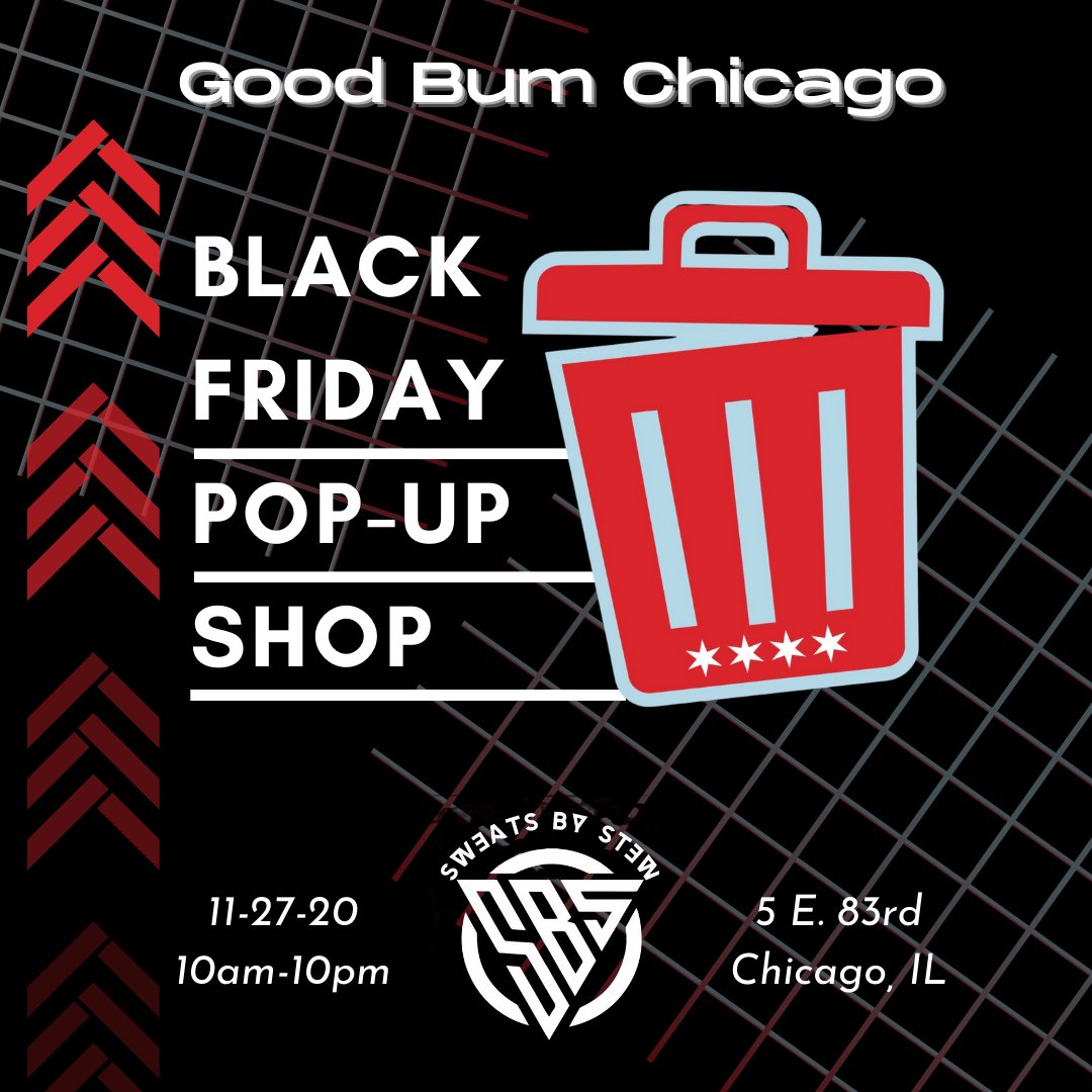 FatWolf88's tweet photo. Black Friday it’s a #Trapathon with #GoodBumChi &amp; @sweatsXstew , pull up and get the new collection from both of our brands, it’s a 12hr spectacle. Everything must go, no holds. Come with it. https://t.co/EoUoFZErOF
