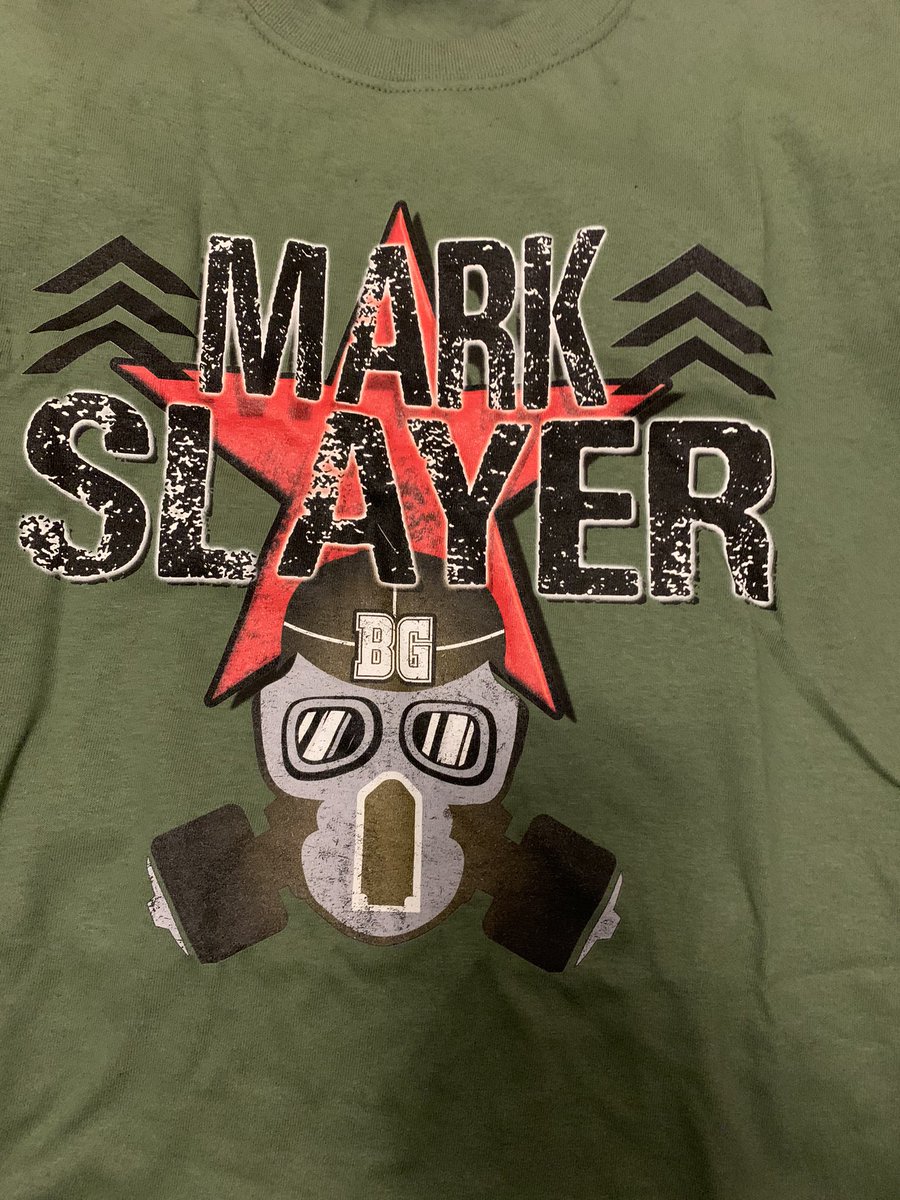 Envious_Rebel85's tweet photo. Merch alert ๐จ
@PWTees order came in ๐
Super excited for this one โ๏ธ
My favorite masked grapplers @RealbgOcho @Realbgsix @BGMarkSlayers
@radrobgaming (the friend)
#markslayer #ochieswife https://t.co/HcbqN0BIXd
