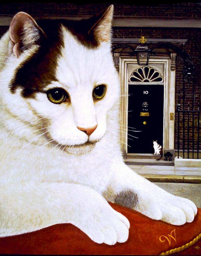 LittleDumpy's tweet photo. @Number10cat I see your previous tenant is getting some lime light #Thatcher #TheCrown https://t.co/8r21Vp5URU