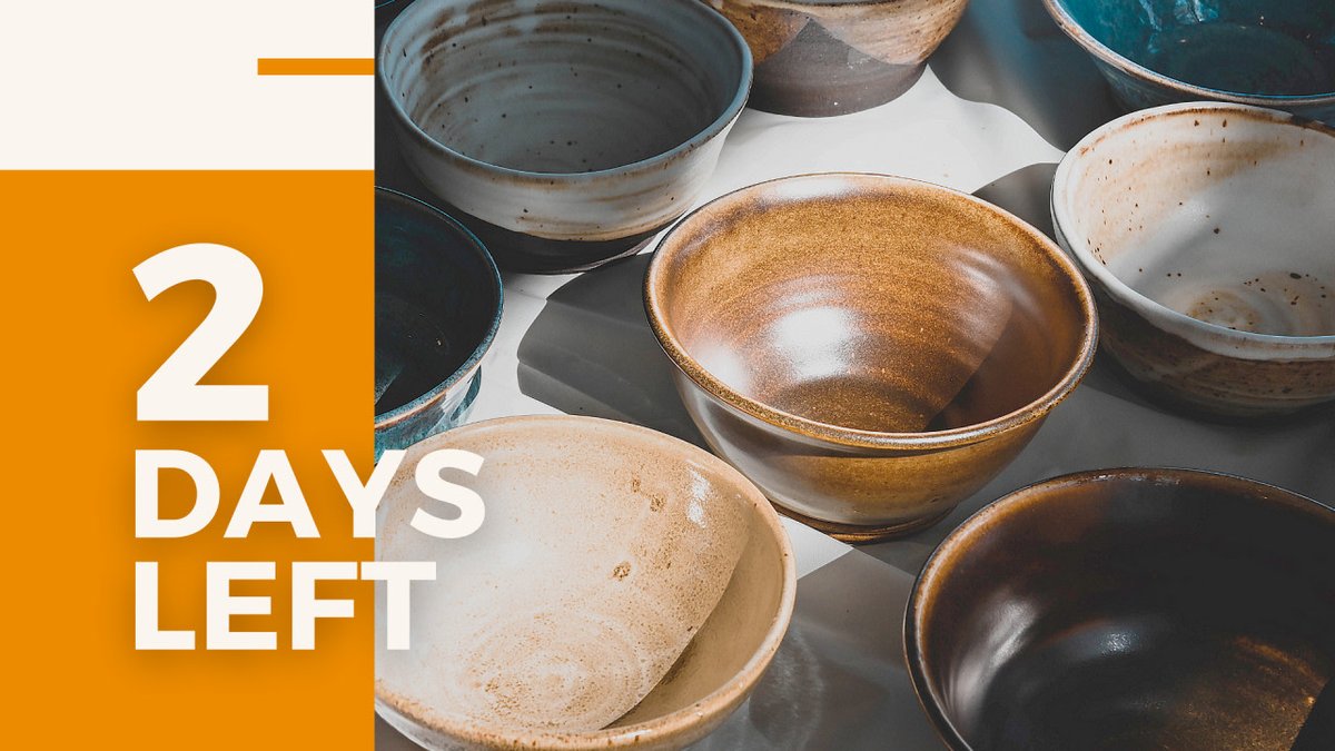 chandlergilbert's tweet photo. Hunger is never #virtual. But you can help end hunger in our community by donating or bidding now through Nov. 22 in our #EmptyBowl auction. Help #AZCEND and fill those bowls
Bid here: https://t.co/lVl21ZrEuH https://t.co/9M1Q77xQJm