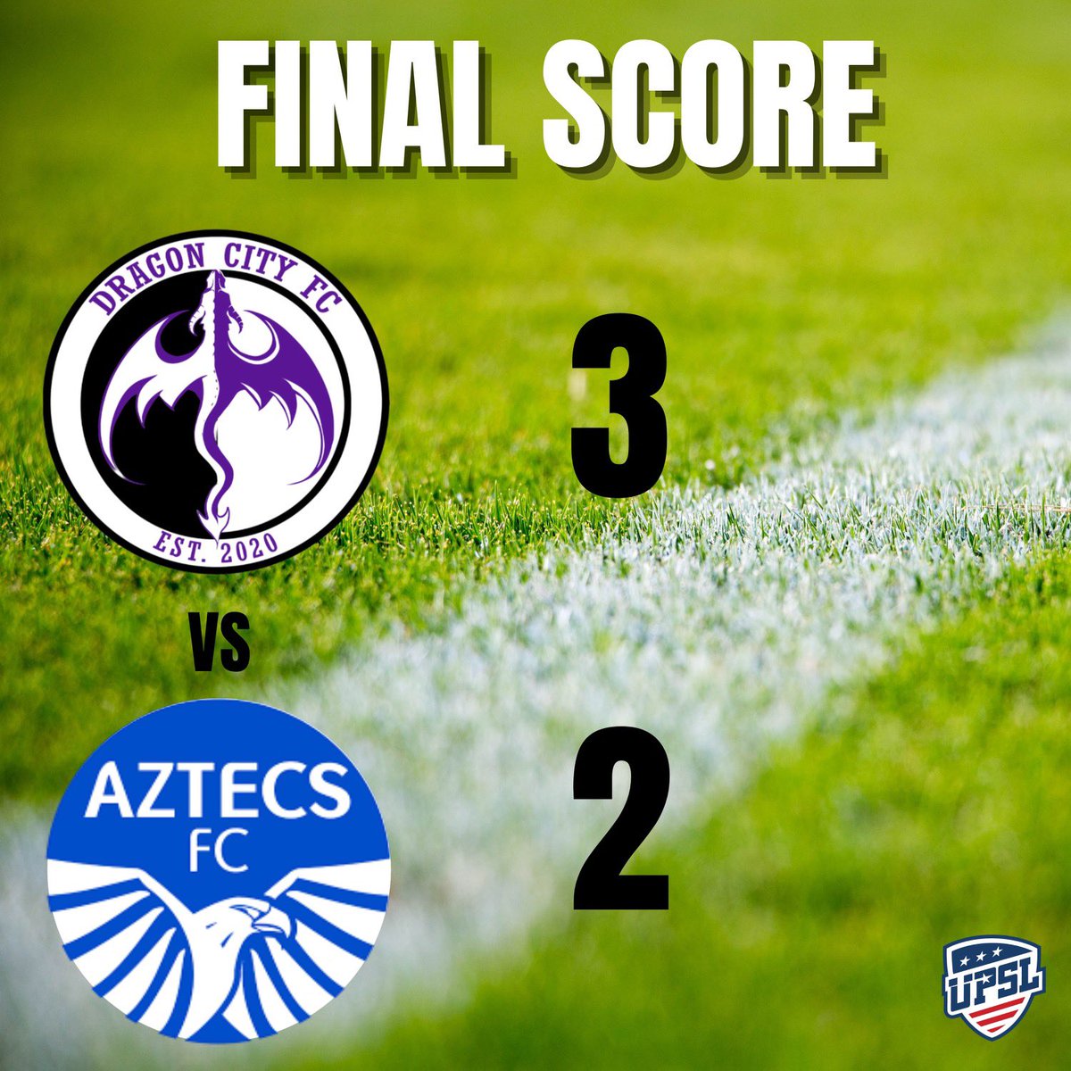 🔥 Dragon City FC came back from a 0-2 deficit in the first half to win with a final of 3-2 against @official_aztecsfc . ⚽️ You missed a nail biter today in Lakewood Ranch
.
.
#Poweredup  #GoDragons #DragonCity #DragonCityFC <a href="/UPSL/">UPS</a> #UPSL #GameDay @TheVictorYoung #sports #soccer