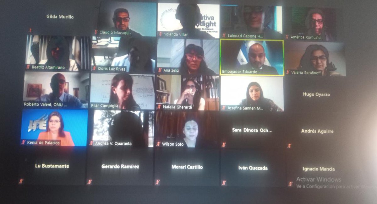 claudiomazuqui's tweet image. Gracias @SpotlightAmLat por el Conversatorio sobre Violencia contra las mujeres #25N, junto a @RobertoValentUN  @ArgentinaUN  respaldado por #SpotlightAR y #SpotlightSV @Yolanda_VillarG @NataliaGherardi de @EquipoELA org por @EESAenArgentina @UNFPAElSalvador @onumujeressv