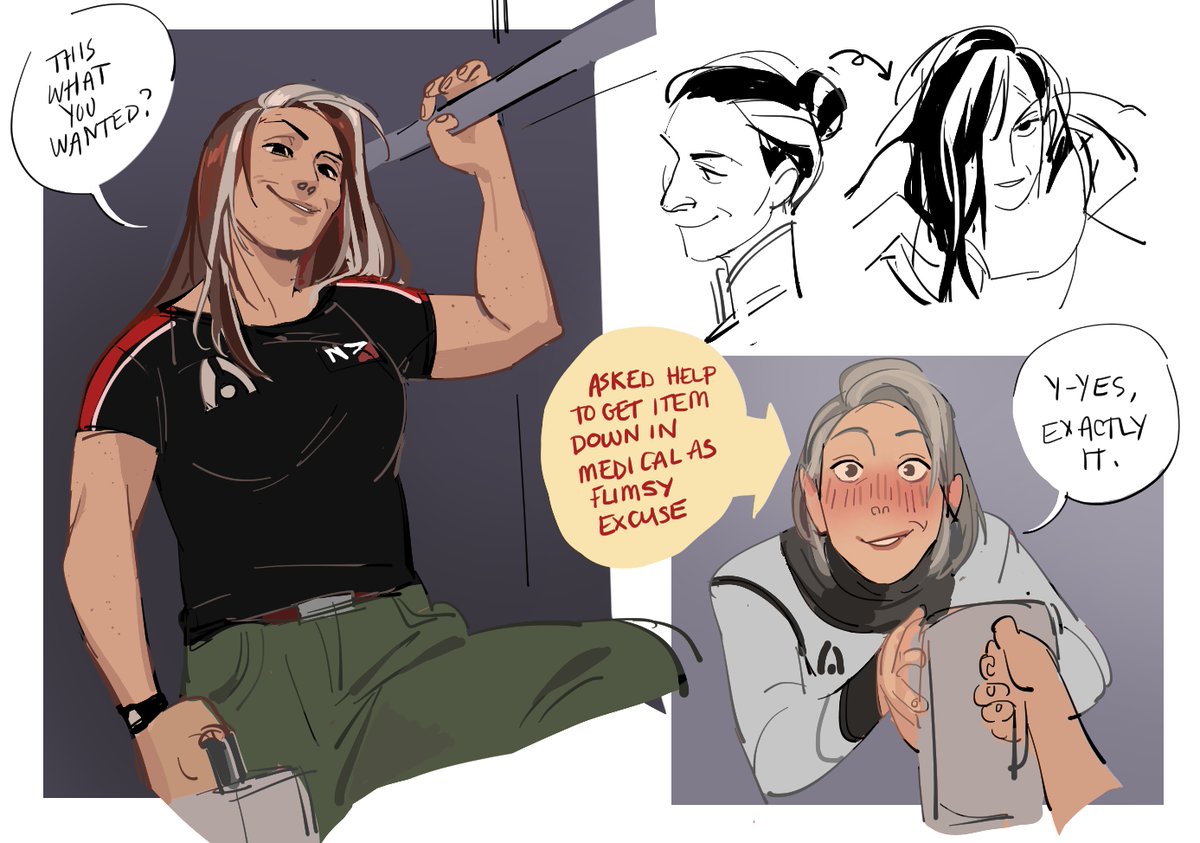 pateron comm for @mx_jinn ! there were cries of milf (jacked) shepard from stream last night they had to be abided 