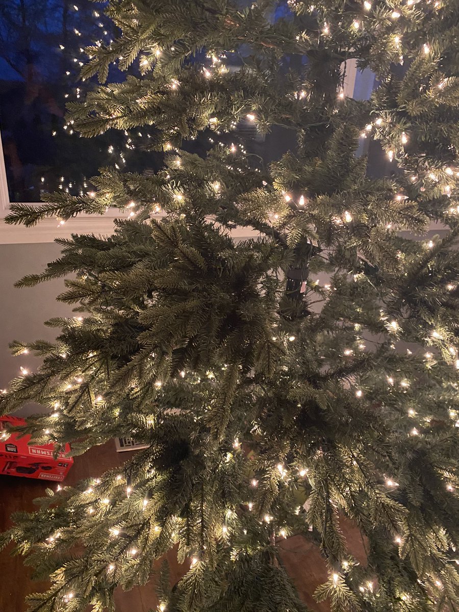 Yanni59's tweet photo. @CanadianTire I bought this tree today and unpacked it all , one branch is out . Can you help me with this ? Or should I pack it all and return it ? https://t.co/RI0Ef1Vwkm