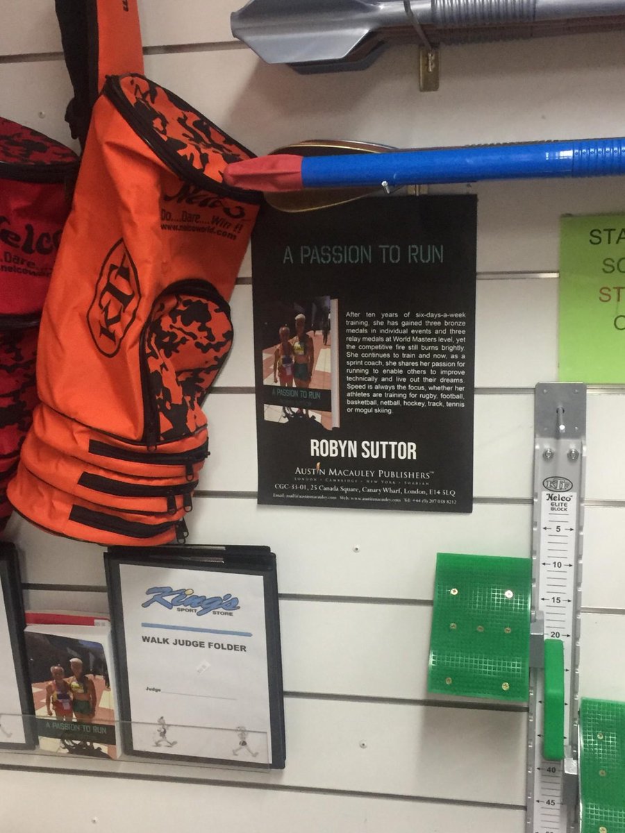 SprintCoachRob's tweet photo. Kings Store SOPAC. Very proud to have my book on display. Available upon request and via Amazon and all good book stores. #Amazon#Dymocks#Austin MacauleyPublishers#AthleticsNSW#Masters#athletics https://t.co/K9FAkQUYtP