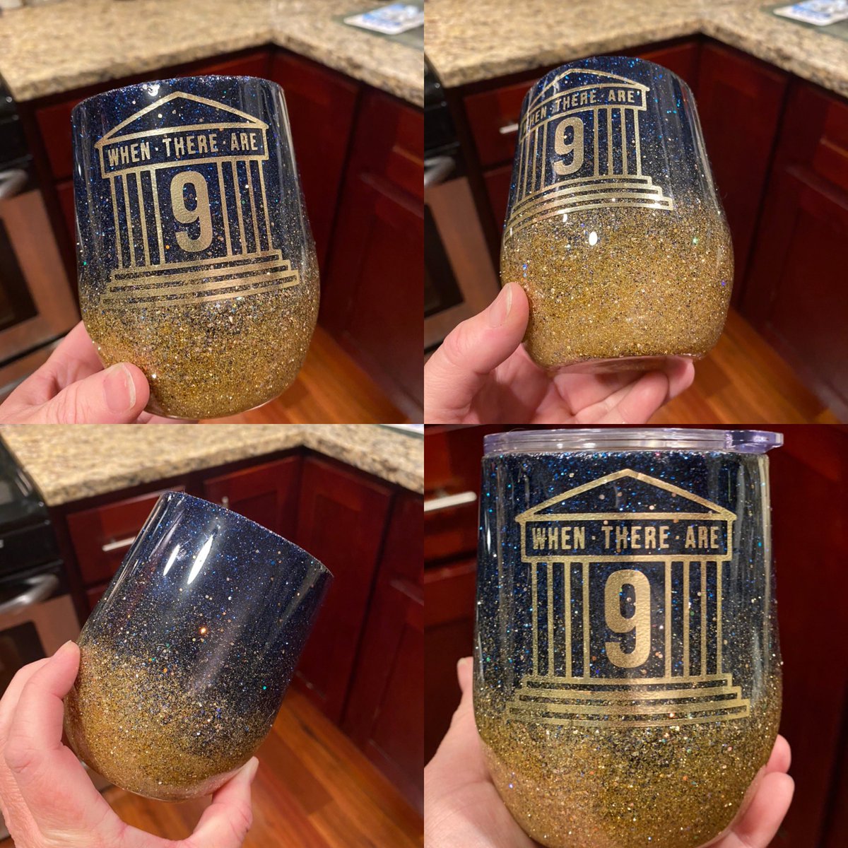 drmoeduc8s's tweet image. I started making these glitter tumblers a couple of months ago. It’s so important to have a creative outlet. I am also selling them. Follow me on FB @tumblinmo or on Insta at tumblinmo. #rbg #geode #friendspivot #crayola #tumblers