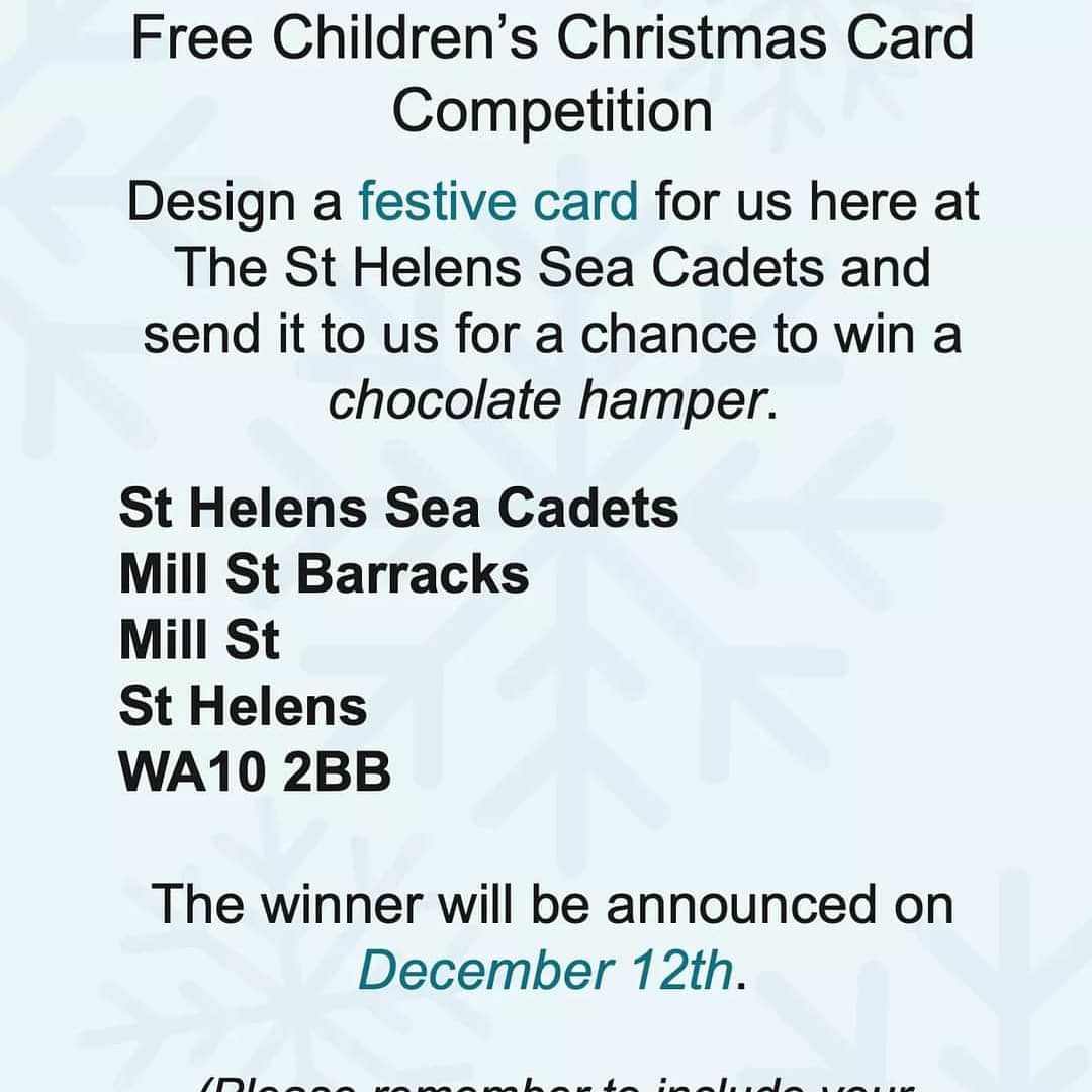 Debbieorourke52's tweet photo. Its with great pleasure we can offer our Christmas charity events for all your children. Please support your local sea cadets and our community we are trying to keep Christmas special for all our kids. For more information email events@sthelenssc294.co.uk https://t.co/Z7tv07IOm9