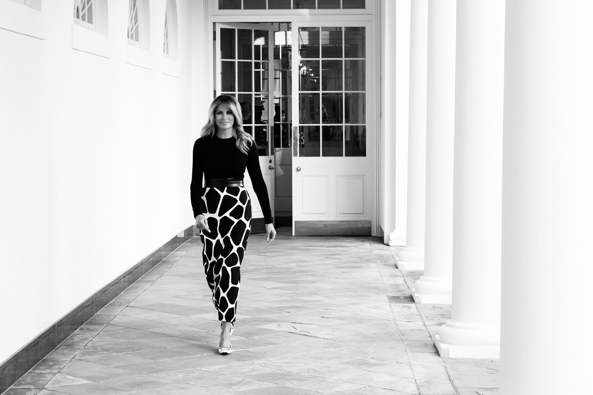  @FLOTUS tweet at 5:35 PM · Nov 21, 2020We unveiled Isamu Noguchi's Floor Frame sculpture in the Rose Garden yesterday. The art piece is humble in scale, complements the authority of the Oval Office, & represents the important contributions of AA artists.