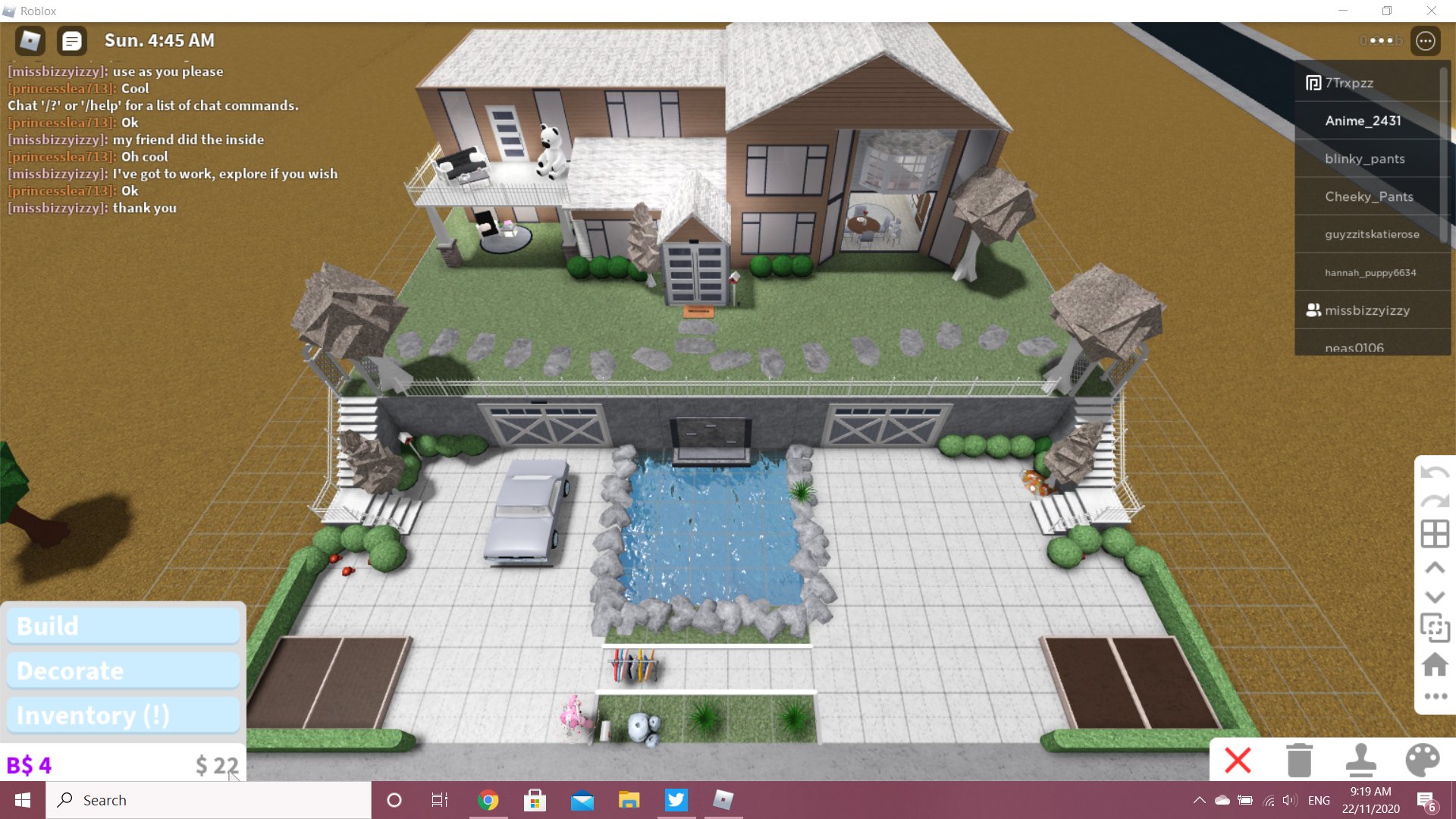 I Will Build and Decorate a Mansion for You in Bloxburg 