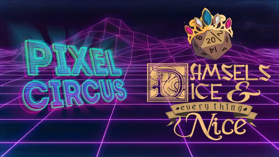 ThePixelCircus's tweet photo. The Princesses have run away to join the Circus! Come celebrate with us on December 12th with a fab Holiday Special, now streaming from their new home under The Big Top! https://t.co/GiCiLfeSYN