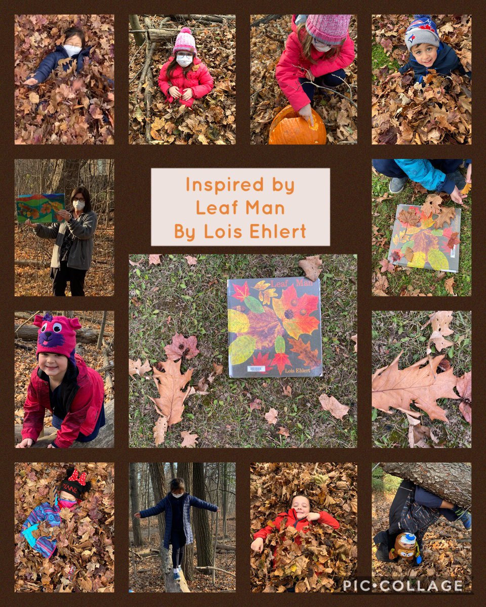 Spending time in the forest is our calm. We were all inspired to look for Leaf Man! ⁦<a href="/FFMcGinnCES/">Fr. Frederick McGinn</a>⁩