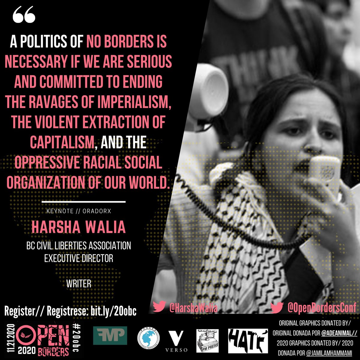 jbwashing's tweet photo. Bringing it home at the #OpenBordersConference, @HarshaWalia calling for a robust conversation about why people migrate & the nations complicit in forced displacement.
Very much looking forward to her forthcoming book.
https://t.co/hgoVEkq0PD https://t.co/SNBLu12b6K