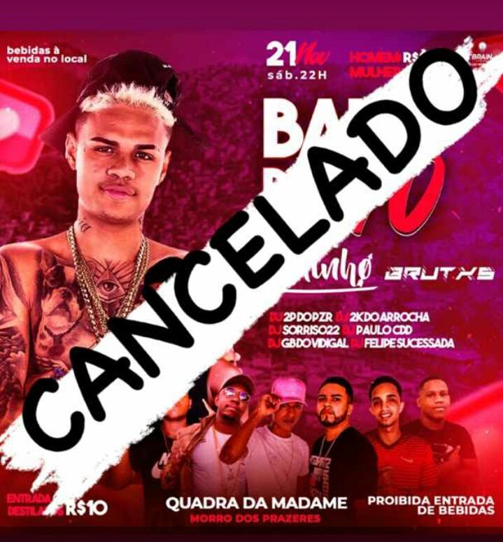 BdcCleiton's tweet photo. Infelizmente mais uma vez nosso baile cancelado. Tá difícil de ter um lazer na sua própria comunidade.. 😠 https://t.co/K8bmjFGjEK