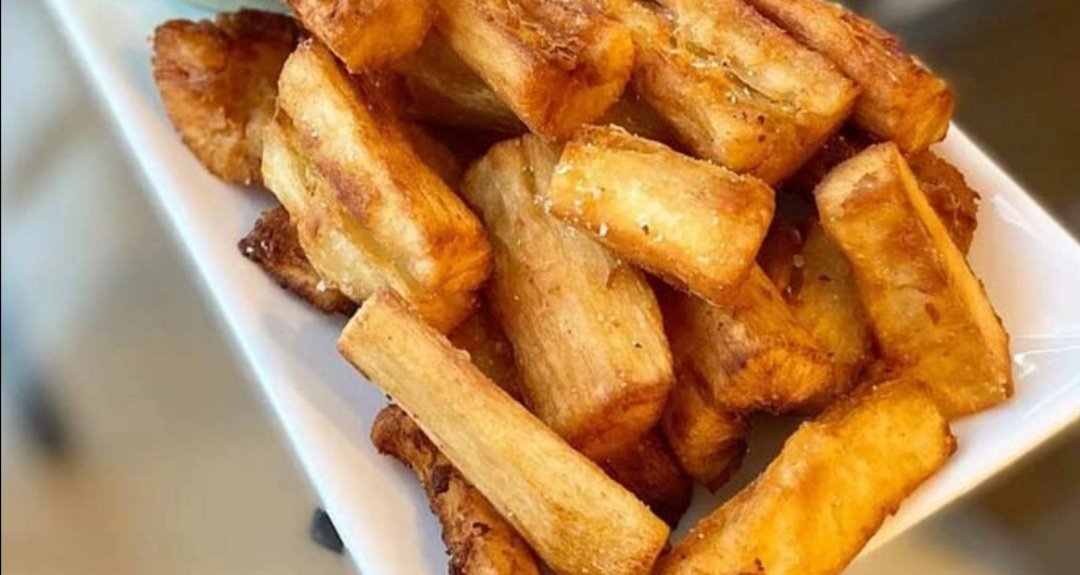 Estoy enamorada eternamente de la yuca frita. 