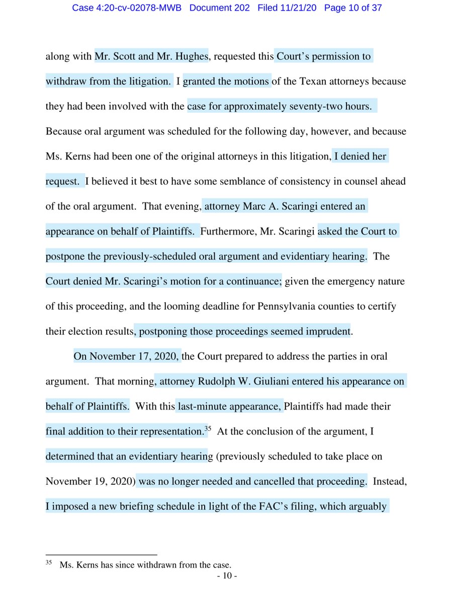 Pages 7-11 provide a concise tick rock to all the actions, attorney withdrawals/addition, motions, briefing schedule and explains how the 3rdCCOAs BOGNET was the controlling legal framework as it relates to standingstay with me because it’s gonna a GOOD https://ecf.pamd.uscourts.gov/doc1/15517440657