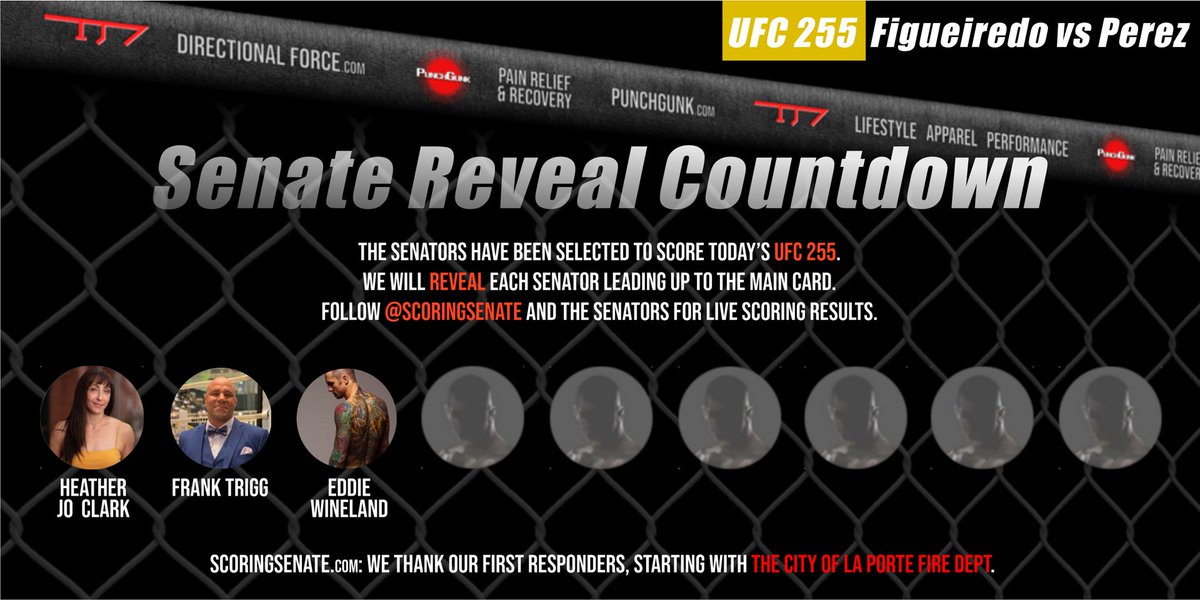 The Senate is ready to score the main card of #UFC255, & we're revealing the senators!
Our newest Senator @EddieWineland defines what bravery & the fighting spirit mean.
Thank you Senator Wineland for scoring & more importantly, what you & your team do to save lives. https://t.co/EPVRw0p9Ng