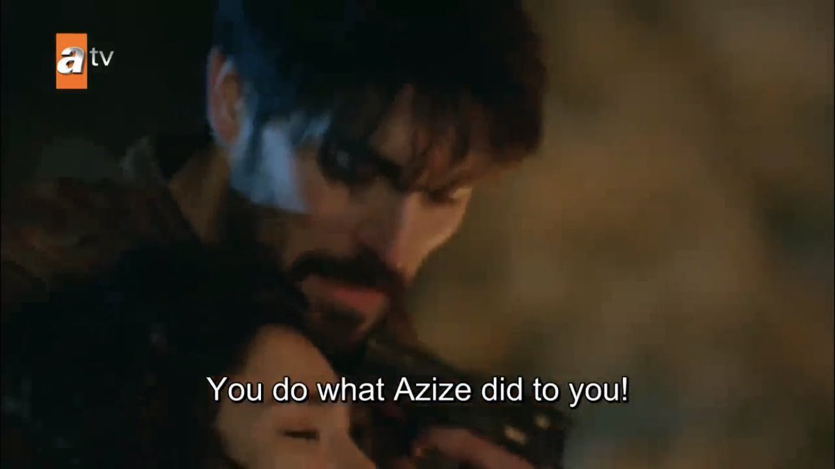 hazar telling aslan that he is doing to reyyan what azize did to miran MIRAN IS SLIGHTLY TRIGGERED  #Hercai