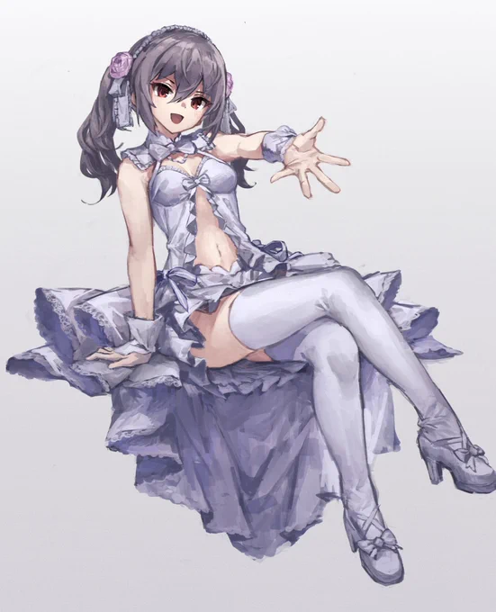 神崎蘭子描きました 