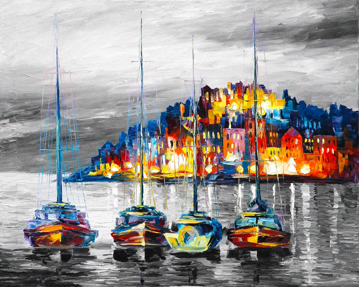 AllFilkins's tweet photo. EVENING HARBOR — PALETTE KNIFE Oil Painting On Canvas By Leonid Afremov https://t.co/8Lz5ttjpTR https://t.co/kGxPZWmkbp