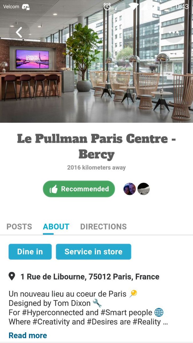 FlipNpik's tweet photo. Saturday’s «Charming location» Pik 🏬 Le Pullman Paris Centre-Bercy 👪 from Paris, France 🇫🇷
Enjoy its outdoor terraces, its green patio, the vibrant atmosphere of the bar or the bistronomic touch of the restaurant.
#frenchcuisine #AutumnVibes #BercyVillage #PullmanBercy https://t.co/locBFfkOcz