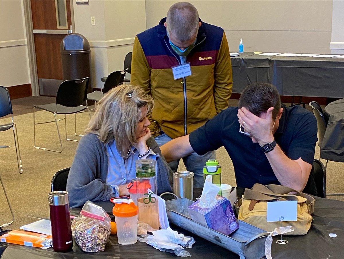 SBTCplant's tweet photo. Grateful to end our latest assessment retreat with prayer for these planter couples. Thankful for 2700 @_SBTC churches supporting #churchplanting thru the @SBCCP to reach dark places with the #Gospel across the state of Texas! https://t.co/lmMOE6CVKH