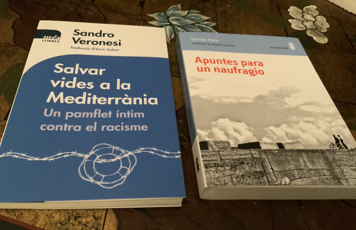 #DavideEnia #ApuntesParaUnNaufragio

#SandroVeronesi #SalvarVidesALaMediterrània

Dues de les últimes adquisicions. Una vida importa.