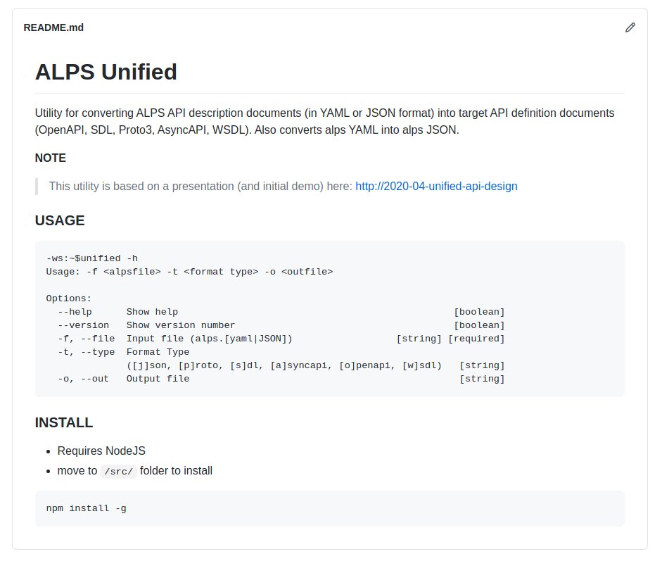 ALPS Unified Utility on #substack 

mamund.substack.com/p/alps-unified… 

"I’ve opened up a stand-alone public repository on github for my Design-First API utility called `unified'."

<a href="/alps_io/">alps.io</a> <a href="/greatwebapis/">Great Web APIs</a> #APIDesign #API360