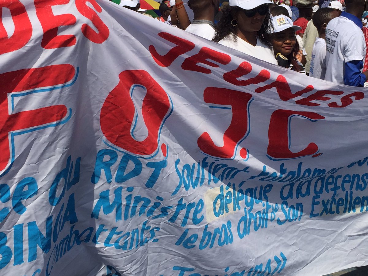 moise_kilolo's tweet photo. #YMCA: une démonstration de force de #FOJC ex #FOJEC, la toute première structure des Jeunes ayant existé au #RDT, les cadres et militants de cette dernière salut la nomination de Ir Moïse KILOLO et Perse Mutoti et confirme leur loyauté et fidélité à SEM Sylvain Mutombo. https://t.co/Mh4xVtqIvK