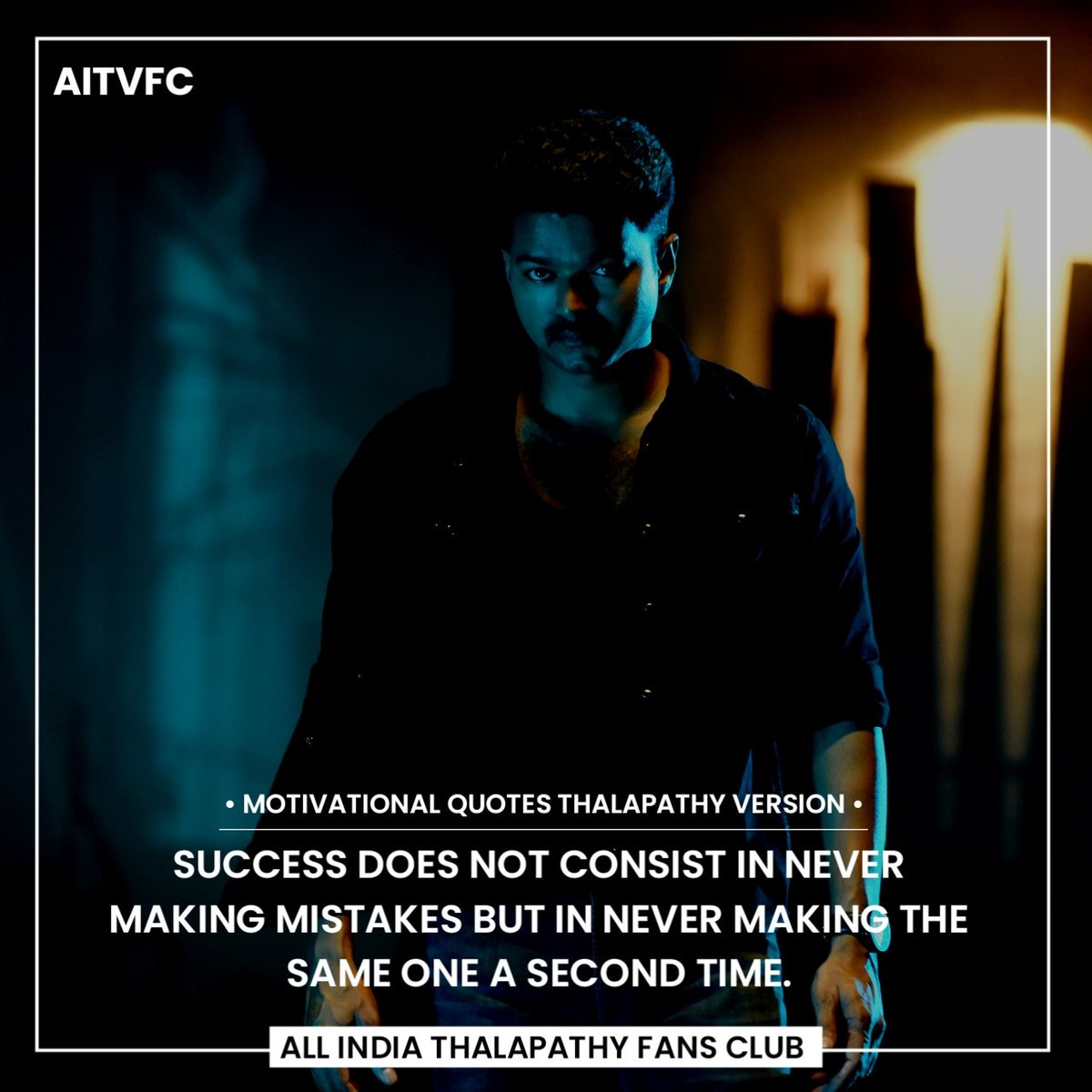 AITVFCofficial's tweet photo. "Success Does Not Consist In Never Making MistakesBut In Never MakingThe Same One A Second Time"
...
#SundayMotivation #SundayMorning #SundayThoughts #sundayvibes #AITVFC
@Jagadishbliss @imKBRshanthnu https://t.co/Rdkbm2MmhM