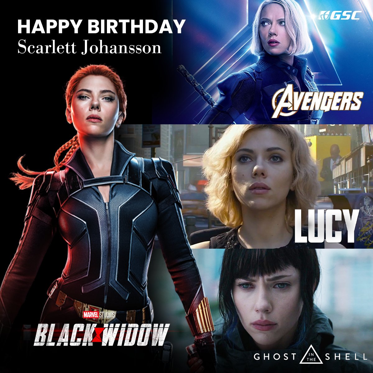 Happy Birthday Scarlett Johansson    