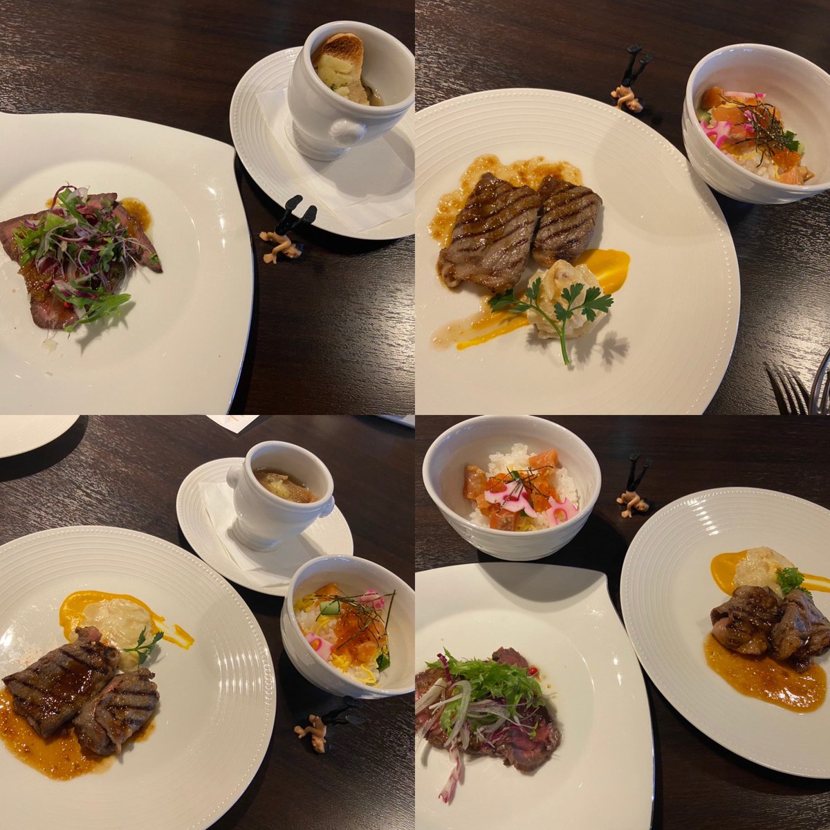 もじ 昼飯 179 ポールスター札幌 ランチバイキング ビュッフェは中止中でなく料理2種 鮭イクラ丼 スープのオーダー バイキング 原則4人以下の受付で席も広めにとってます オーダーの通りもよく5個づつ位食べたかな 出来立て提供は美味し けどランチは