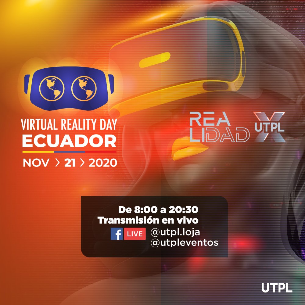 utpl's tweet photo. ¡Finalizamos este #VRDayEC2020 con arte, música y diversión!👩🏻💻🎇🎶
🌐Gracias a todos los participantes de 12 países diferentes que vivieron esta experiencia única a través de la plataforma inmersiva @Virbela1 y de Facebook Live #UTPL.
▶️Revive el evento: https://t.co/5wm1hY9U8t https://t.co/QyFS5lWbK2
