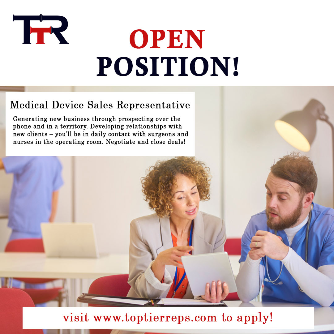 TopTierReps's tweet photo. Be a Medical Device Sales Representative now by applying on our website!
https://t.co/WBHFGmcACZ
.
.
#opentowork #jobsearch #pharmaceuticalsalesrep #medicaldevicesalesrep #salesrep #medicalrepresentative #medicalsalesrep #medrep #medicalsalesrepresentative #jobboard #toptierreps https://t.co/1LmSUrc5w2