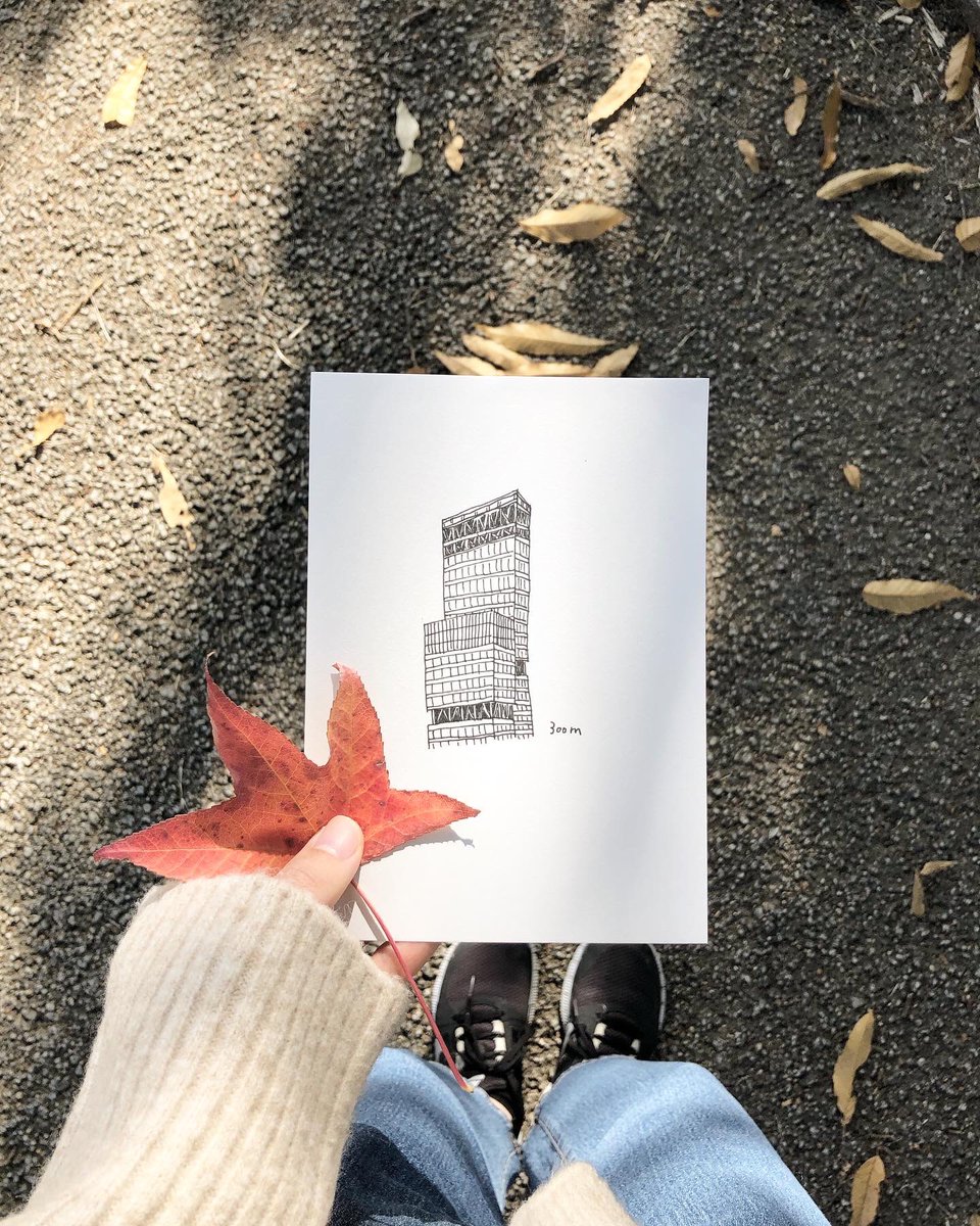 Hitoshi Sun あべのハルカス イラスト 紅葉探し