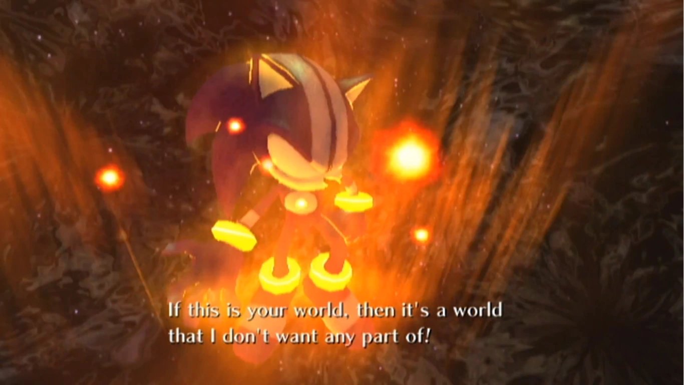 Sonic Loreposting on X: Darkspine Sonic, one of the strongest  transformations of Sonic if not THE strongest he has ever used, thanks to  the power of three World Rings, Darkspine manages to