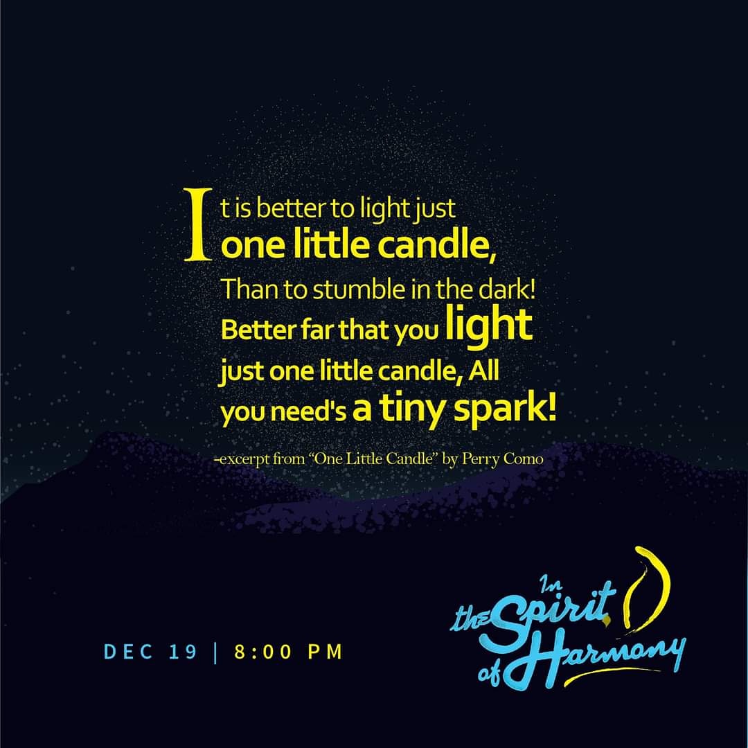 Just a tiny spark!

#inthespiritofharmony