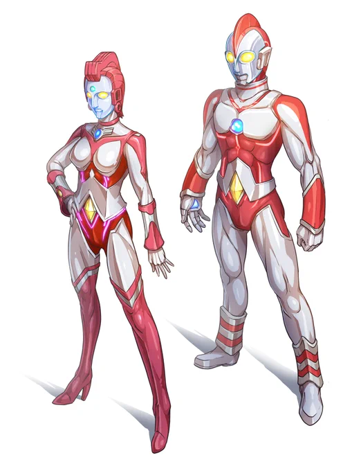 今回ご出演のみなさんを過去絵から再掲その1 リブット ヒカリ 80&ユリアン  #ウルトラギャラクシーファイト #Reウルトラ