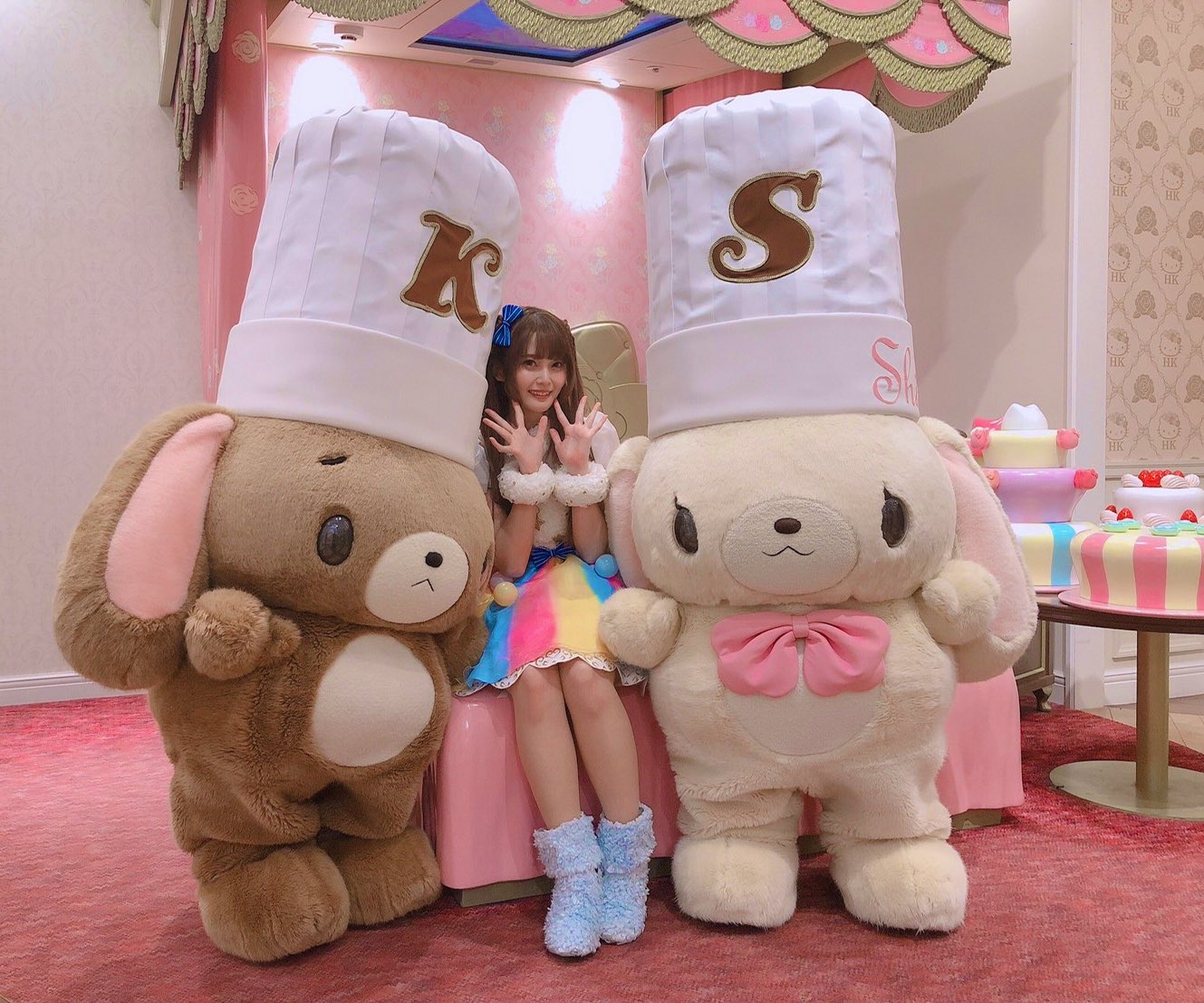 シュガーバニーズ　マイメロ　クリアファイル　ピューロランド シュガーバニーズ マイメロ クリアファイル ピューロランド
