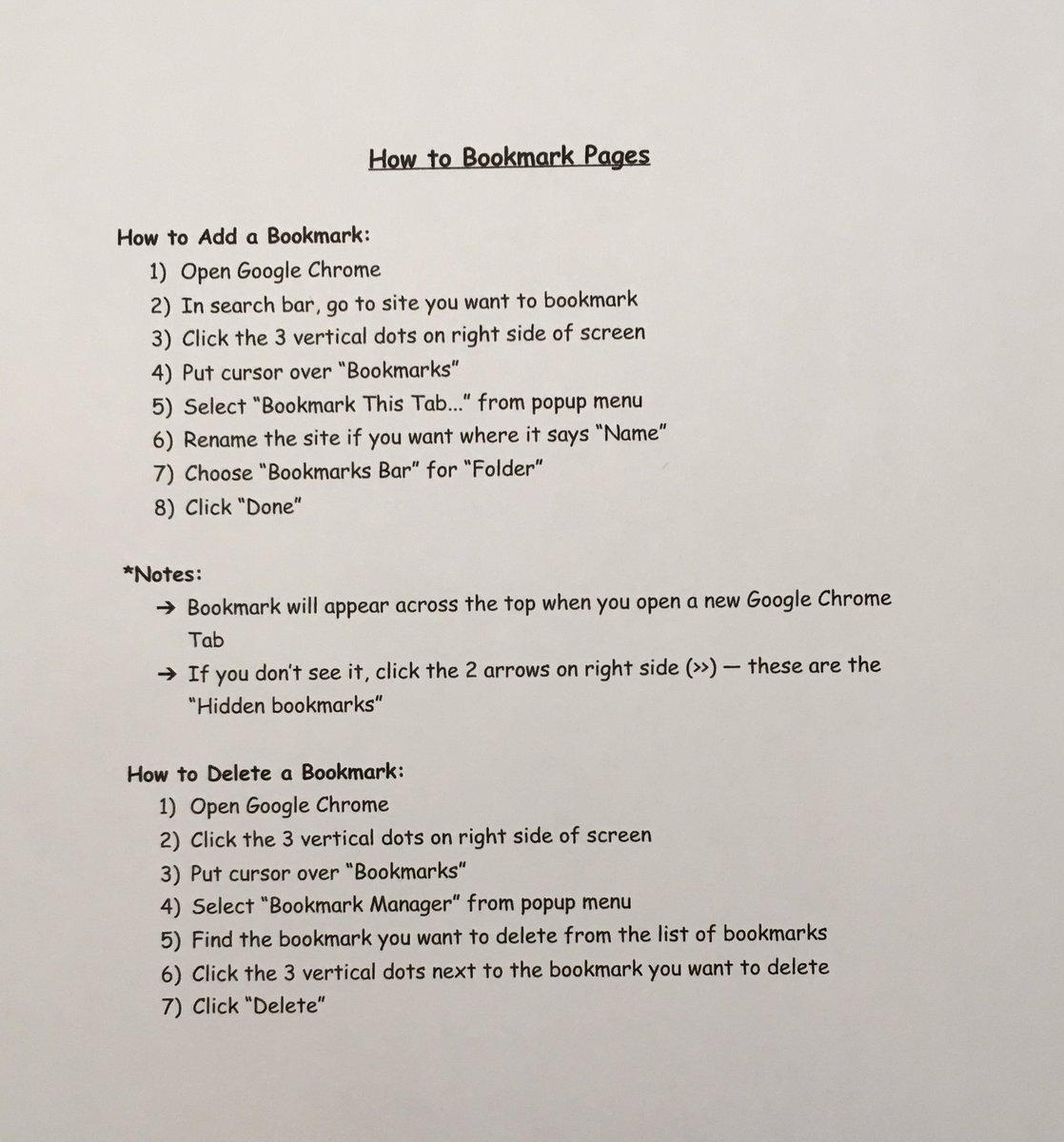DeannaYEP's tweet photo. For this week’s lesson, my mom learned how to bookmark websites in Google Chrome so that they’re handy during her meets with her students! 🔖 #letsteachadults @YEPeducation https://t.co/hDDggeA7Tp