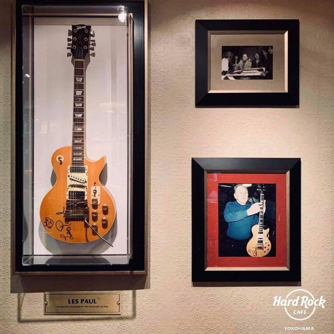 ハードロックカフェ横浜屈指の人気メモラビリア（展示品）といえば