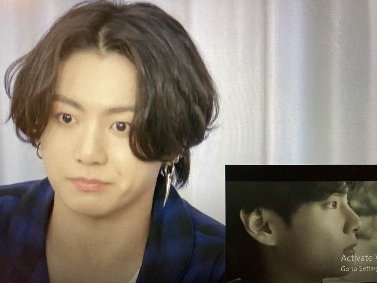 First member to appear in the Life Goes On MV? Taehyung’s close-up. We have many of them in the MV. Especially, close-ups of his nose mole  (matching moles w/JK). Let’s not forget that JK is the MV Director... Tae’s is JK’s male muse, wbk  @shhh_kiki pointed that out 