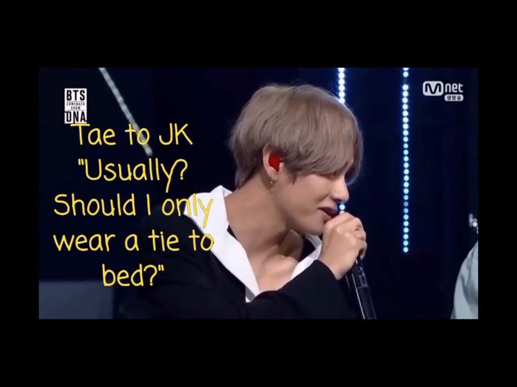 Hobi asked Tae at the Comeback Countdown to recommend a song. He recommended the Korean song A Sexagenary Couple’s Story, a sweet and romantic track from his yt playlist. POV? A 60-year-old couple. We know how Tae loves ties... He sang this part only...  @shhh_kiki
