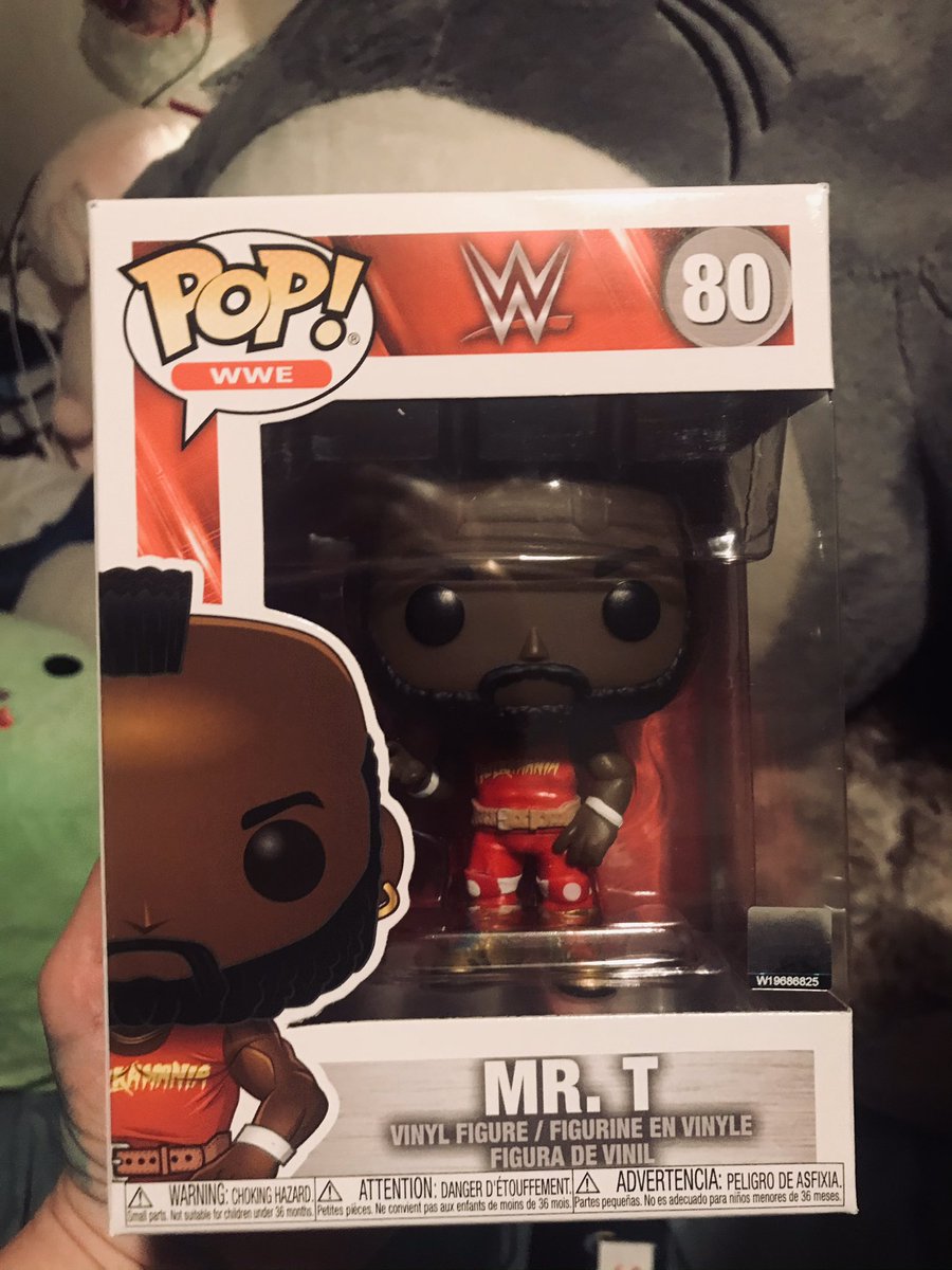 PateeSondra's tweet photo. Mr. T is here ! #WWEpop #WWE #funkopop #wrestling #funkoaddict #IPittyTheFool #ilikewhatilike #thingsthatmakemehappy #thingsthatmakeyousmile #nerdforlife #Funko90 #funkovinyl https://t.co/Qb61nZPXi5