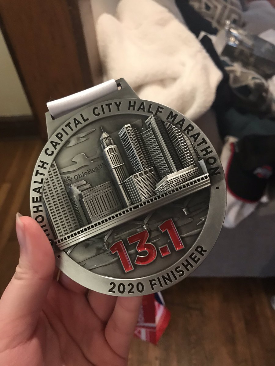 just wanted to hop on twitter to say that running leaves an incredible impression on you as i finished a half marathon today, and i’m grateful for <a href="/DHSgirlsCC/">Defiance Girls XC</a> and the many i’ve shared runs with over the years that left that impression on me💛💛💛