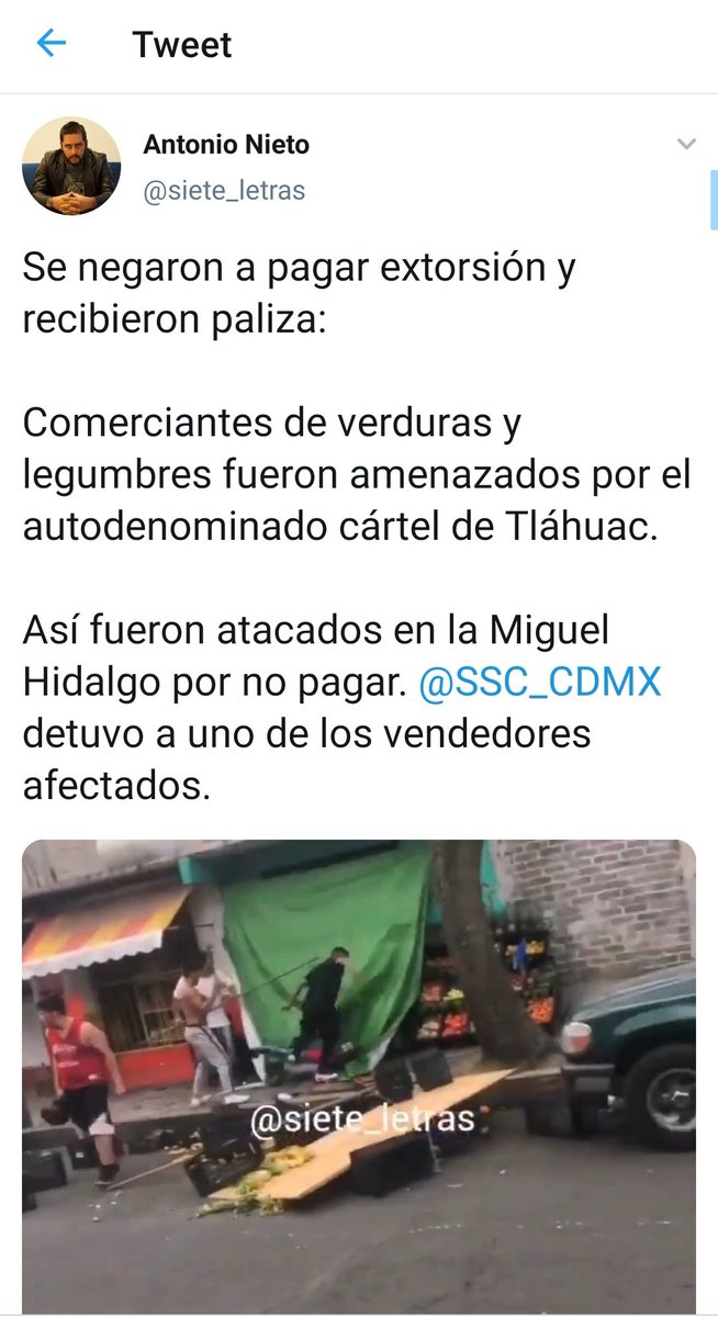 <a href="/Rafaherrera1983/">Rafael Herrera (#LaNetaConRafita) ❤🇲🇽</a> <a href="/OficialFrenaaa/">FRENA Oficial</a> Ese es el actuar de los policías desde que llegó Harfuch, así que no se que le hacen, este cuate porque su caso fue mediático ¿Y de los que no? Por cierto, nada más los mueven de lugar, es una denuncia administrativa, por eso siguen delinquiendo en otros lados