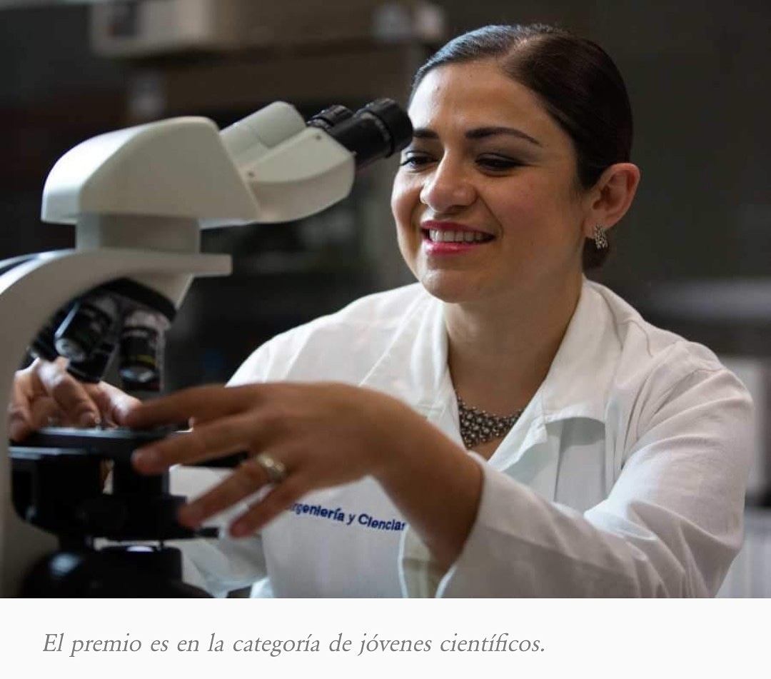 CBFTEC's tweet photo. La @amciencias distingue con 🏆Premio de investigación 2020 a la Dra. Janet Gutiérrez por su ejemplar trayectoria en investigación.
@EIC_TecDeMty @TecdeMonterrey
👏 En hora buena y muchas felicidades!
#CBFEMSA #OrgulloTec
Lee nota completa en: 👇
https://t.co/erhDAmi6FR https://t.co/iwZBsx1k53