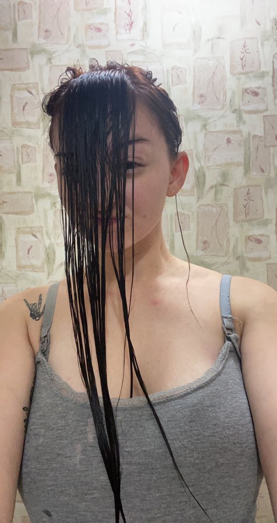 KatieHamling's tweet photo. I thought I was going to be saying #sorrybradmondo but I’m actually saying #thankyoubradmondo !!! @bradmondonyc some before and after. Thanks for your bangs video! https://t.co/eJuL3diNRh